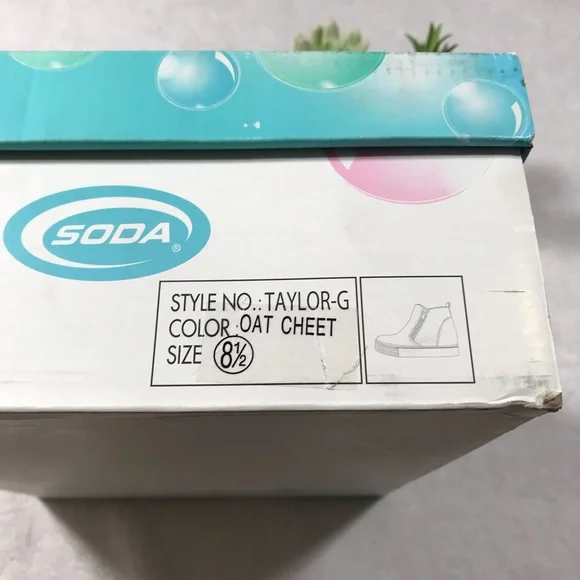 NEW IN BOX Soda Zip Platform Leopard Shoes - Picture 10 of 10